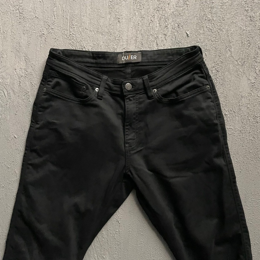 DU/ER Pimlico Performance Slim Fit Pants Mens 32x32 Black